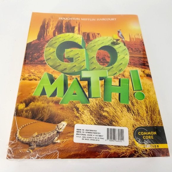 Go Math Grade 5 Common Core Text and Practice Book Bundle Mathematics Curriculum - Picture 1 of 7